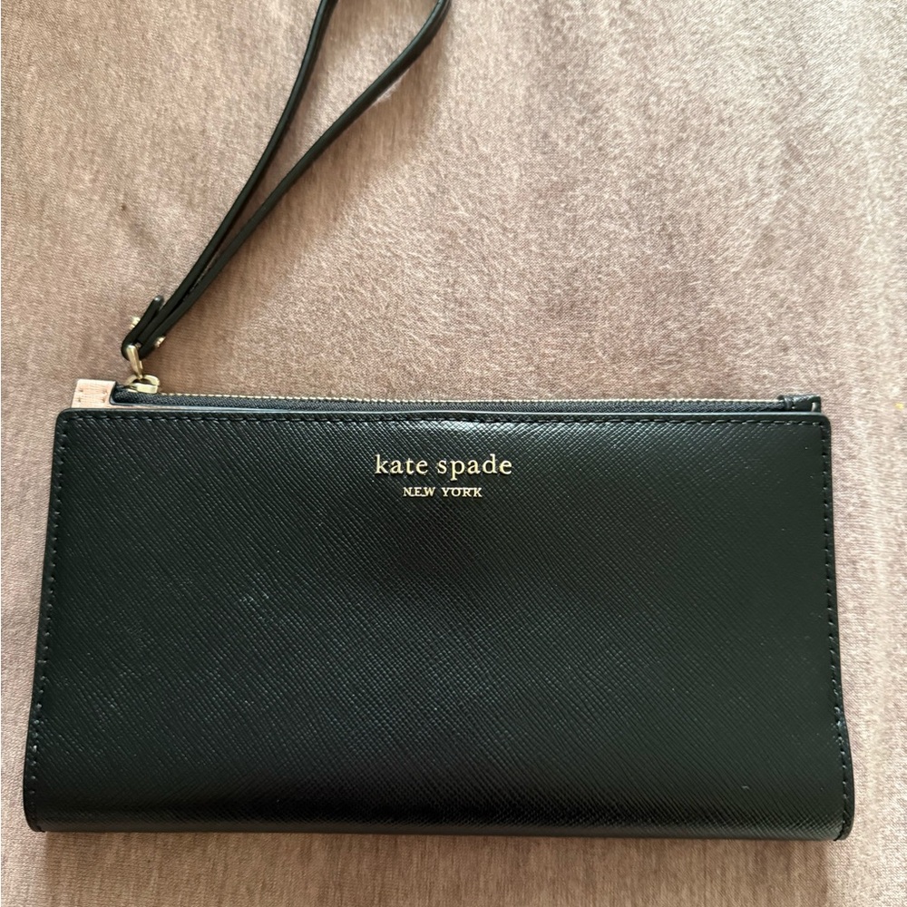 Kate Spade Elegant Black Wristlet